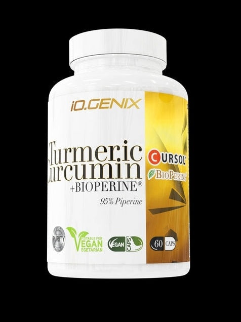 IO.Genix Turmeric Curcumin+Bioperine 60 caps IO.GENIX KISS NUTRITION Montpellier