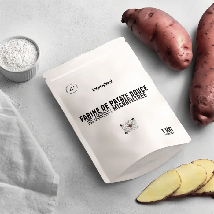 Ingredients Superfood Farine de Patate Douce - Glucides Sains KISS NUTRITION