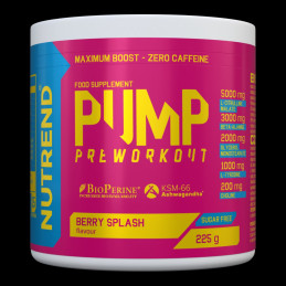 NUTREND Pump Pre Workout Sans Caféine