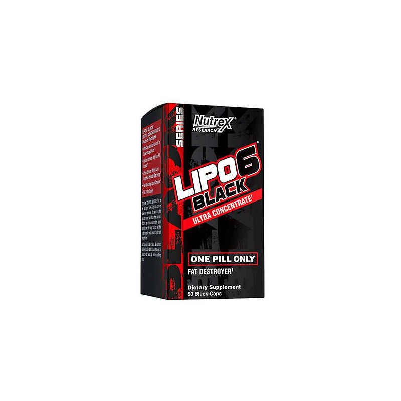 Nutrex Lipo 6 Black Ultra Concentrate – Brûleur de Graisse Puissant