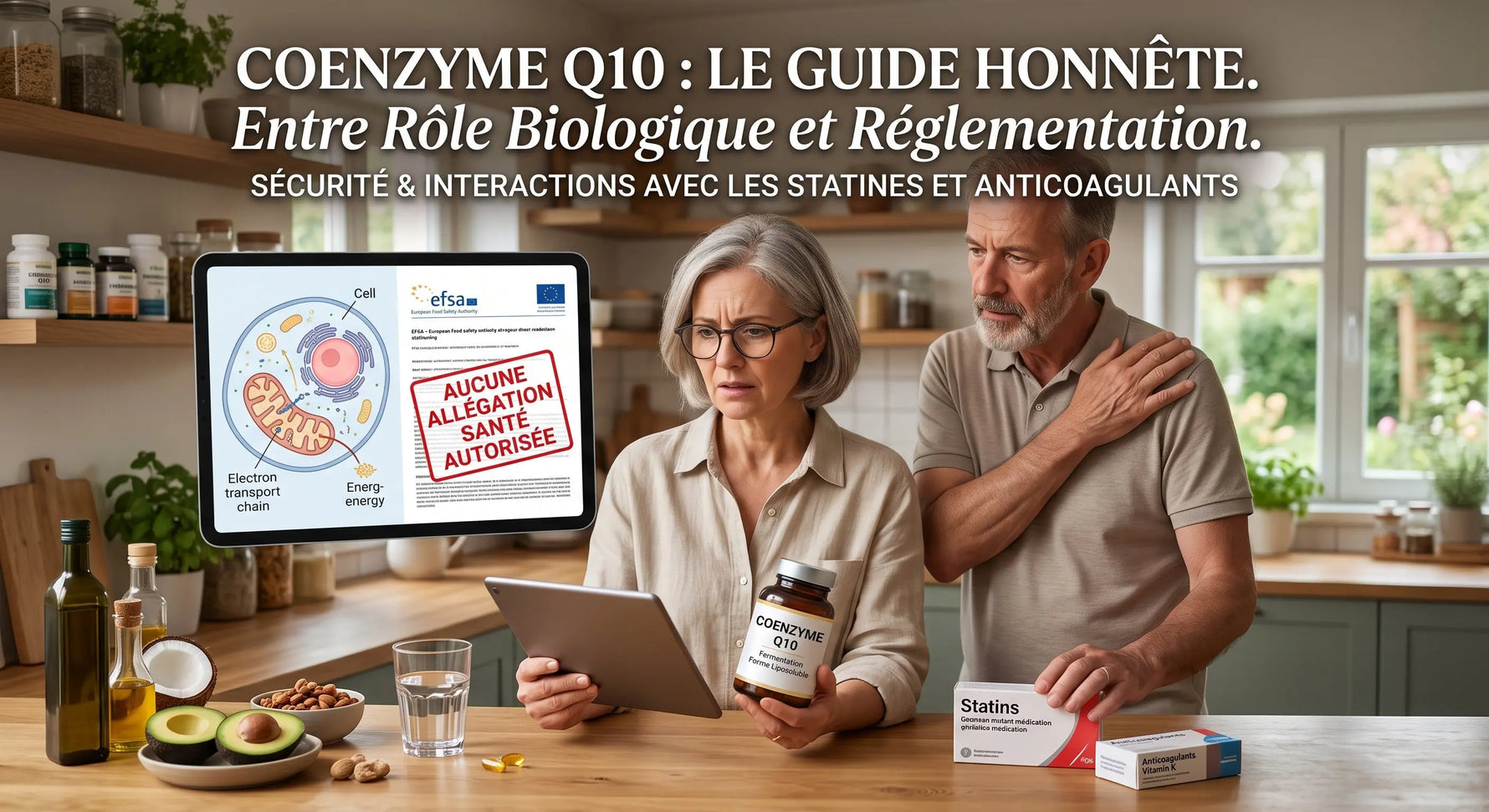 Coenzyme Q10 — illustration de l'article sur les dangers et les interactions