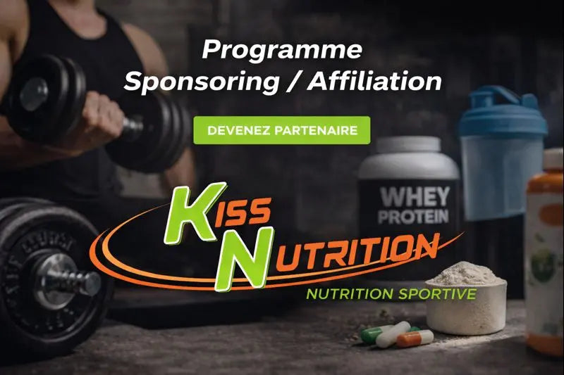 Devenez partenaire affilié : guide étape par étape KISS NUTRITION