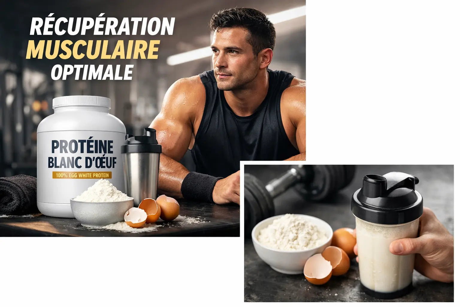 Protéine blanc d'œuf récupération : 7 avantages pour vos muscles KISS NUTRITION