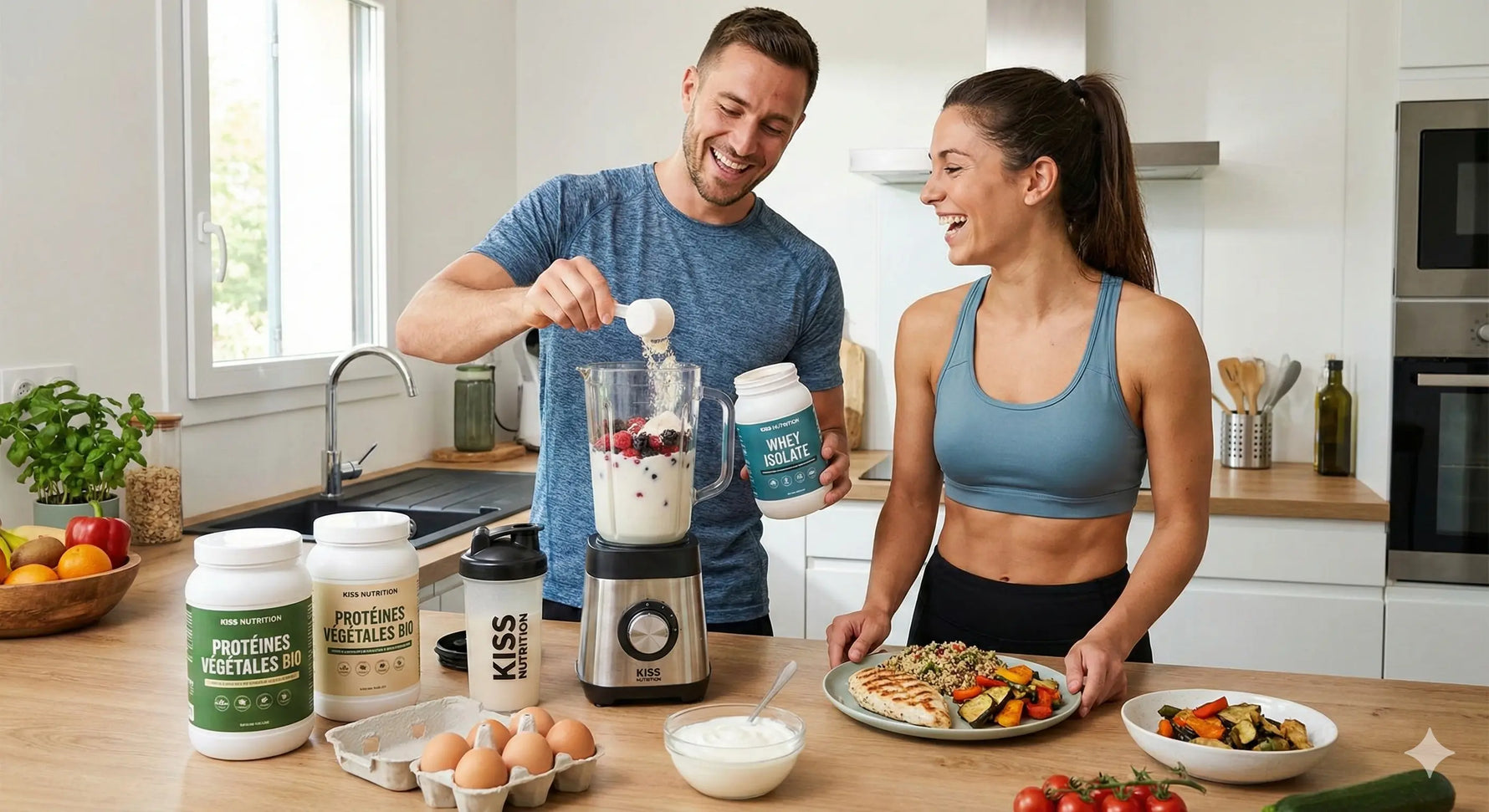 Protéine par jour sportif : combien faut-il vraiment consommer ? KISS NUTRITION