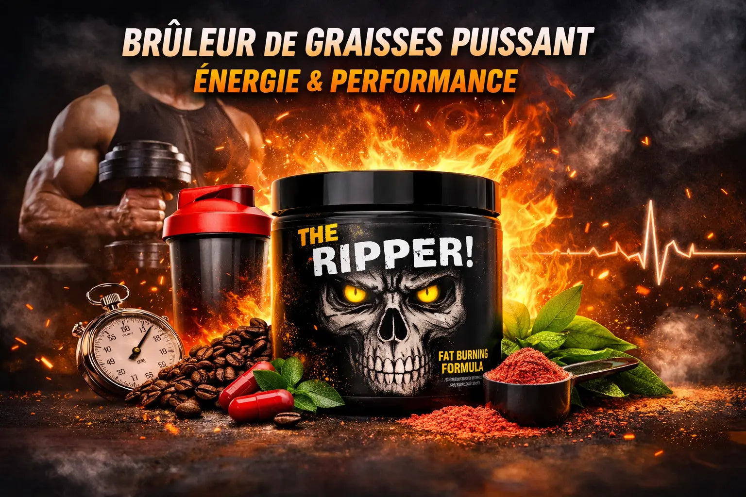 The Ripper : Guide complet du fat burner thermogénique double action KISS NUTRITION
