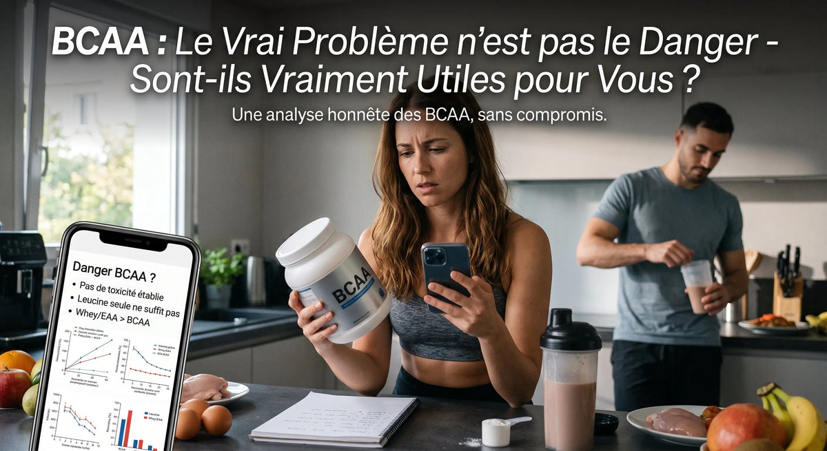 BCAA — illustration de l'article sur les dangers et les effets secondaires