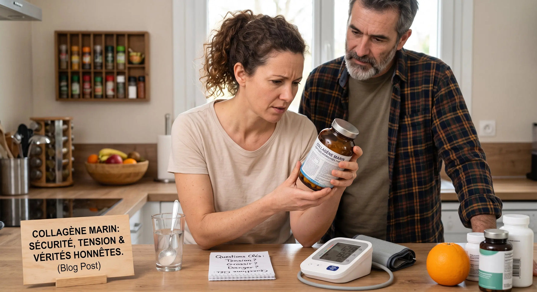 Collagène marin — illustration de l'article sur les dangers et l'hypertension