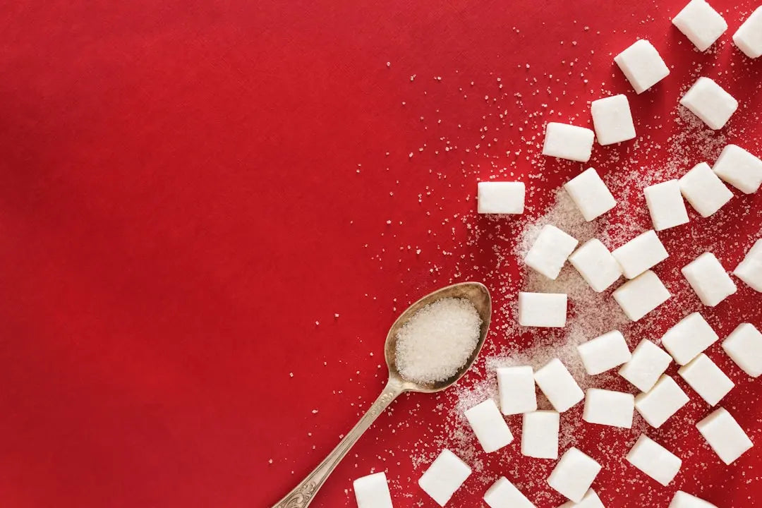 Sucre et cuillère, comparaison avec l'érythritol