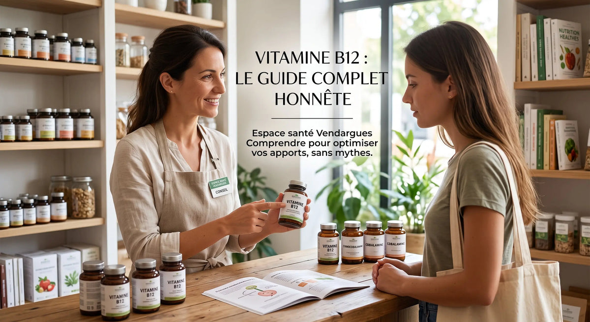 Vitamine B12 — illustration de l'article sur le rôle, la carence et les effets