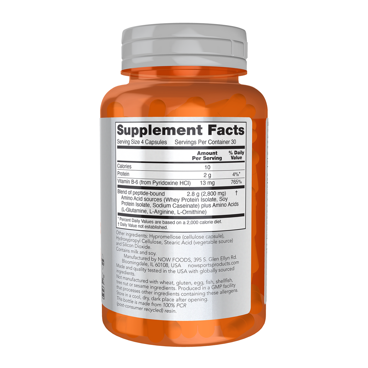 Now Foods Amino Complete - vue de droite