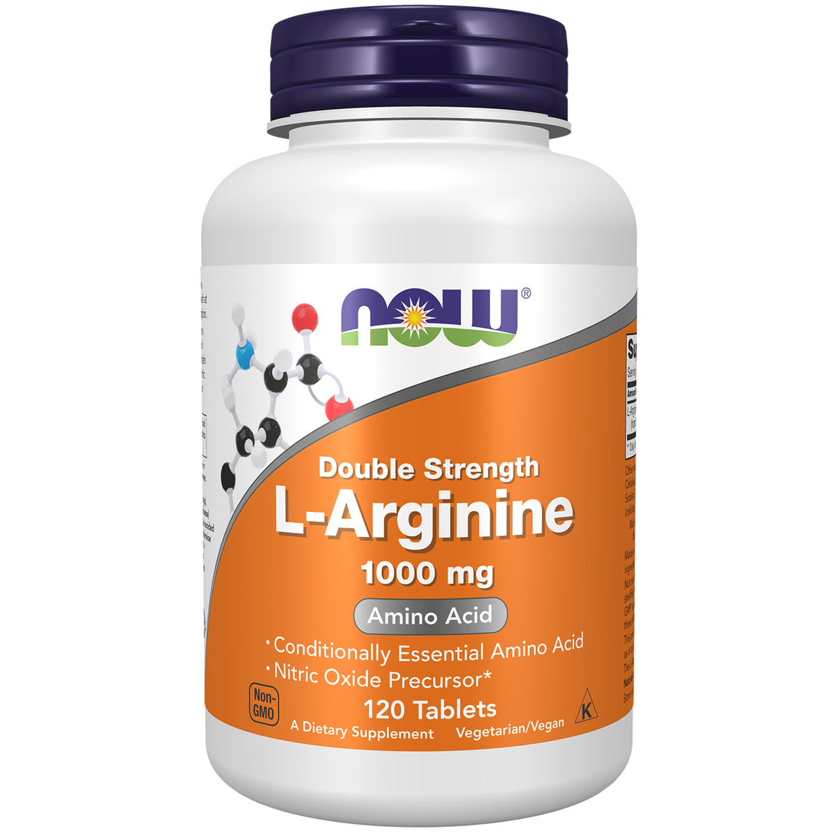 Now Foods L-Arginine 1000 mg comprimés