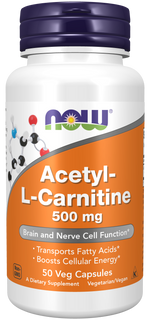 NOW Foods Acetyl-L-Carnitine 500 mg