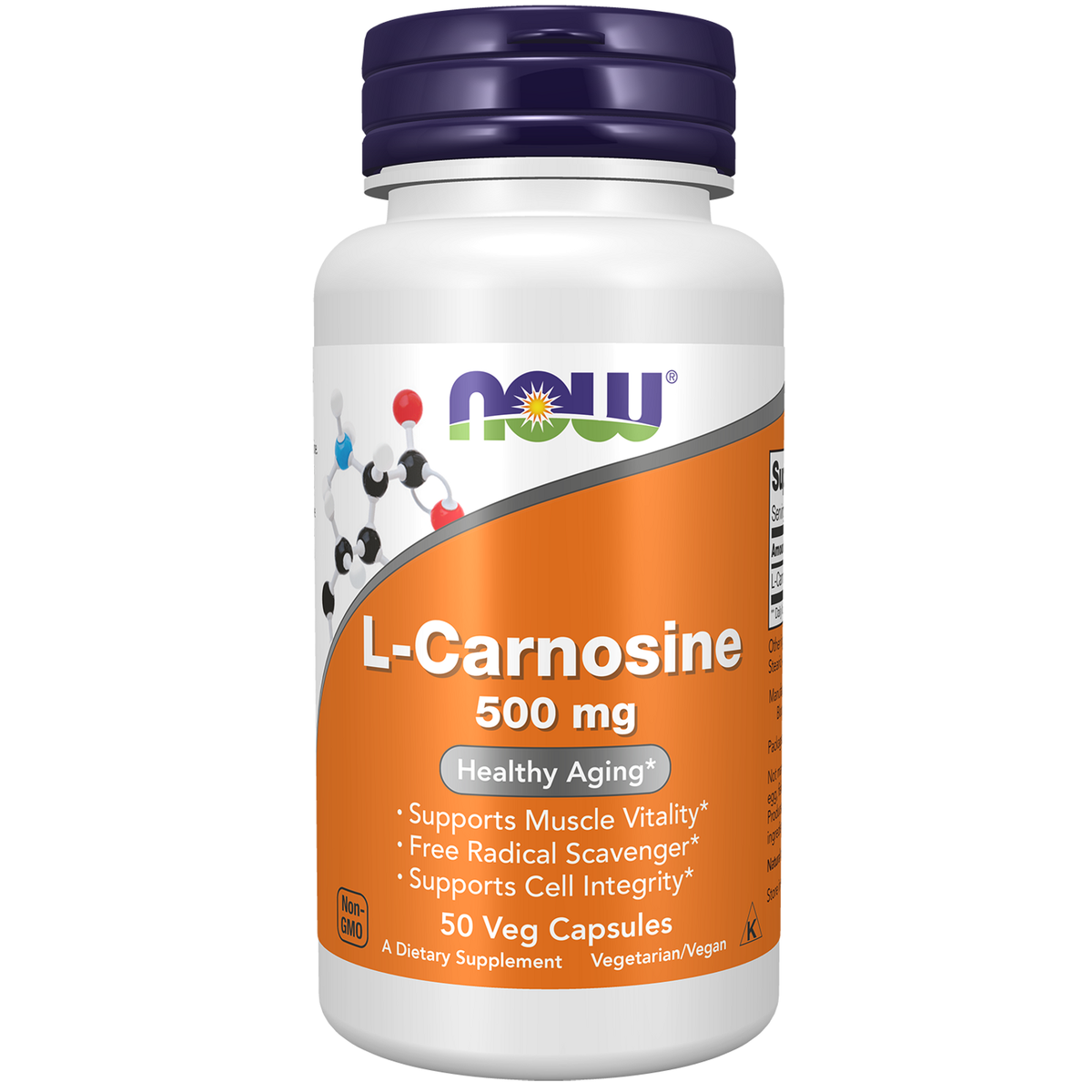Now Foods L-Carnosine 500 mg 50 gélules