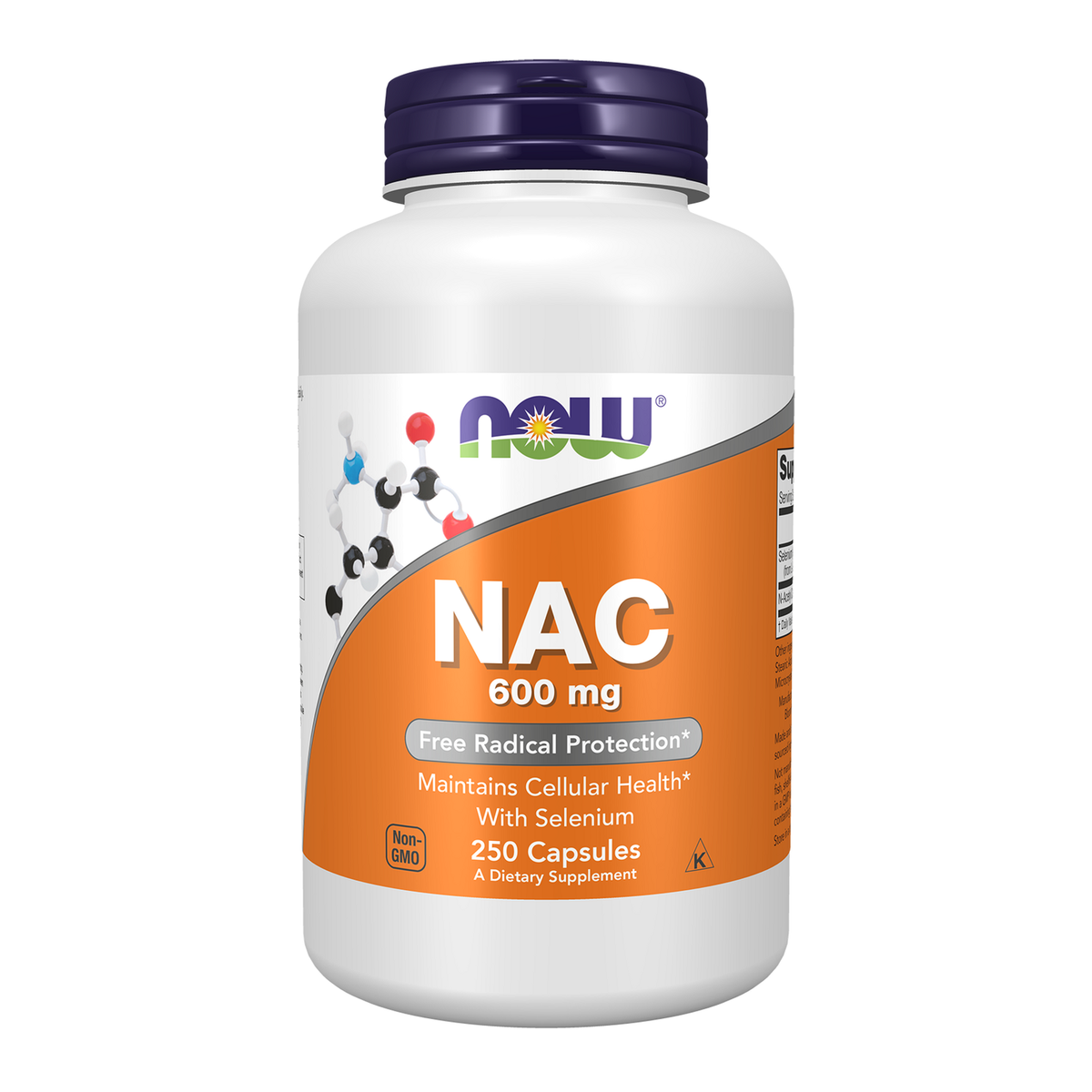 NOW Foods NAC 600 mg et Sélénium — 250 gélules