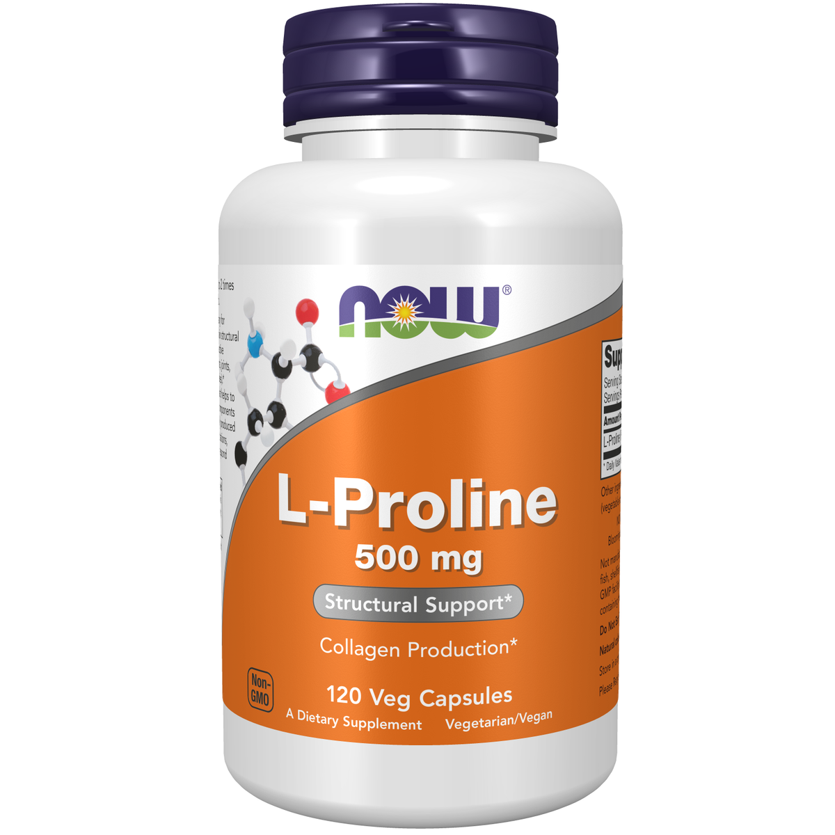 NOW Foods L-Proline 500 mg