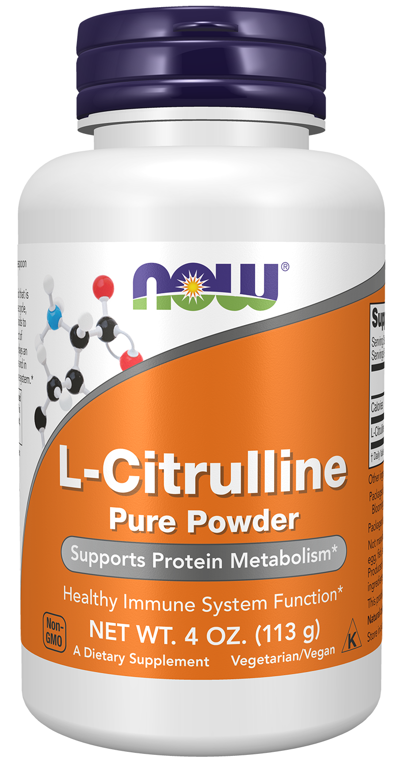 NOW Foods L-Citrulline pure en poudre, pot de 113 g