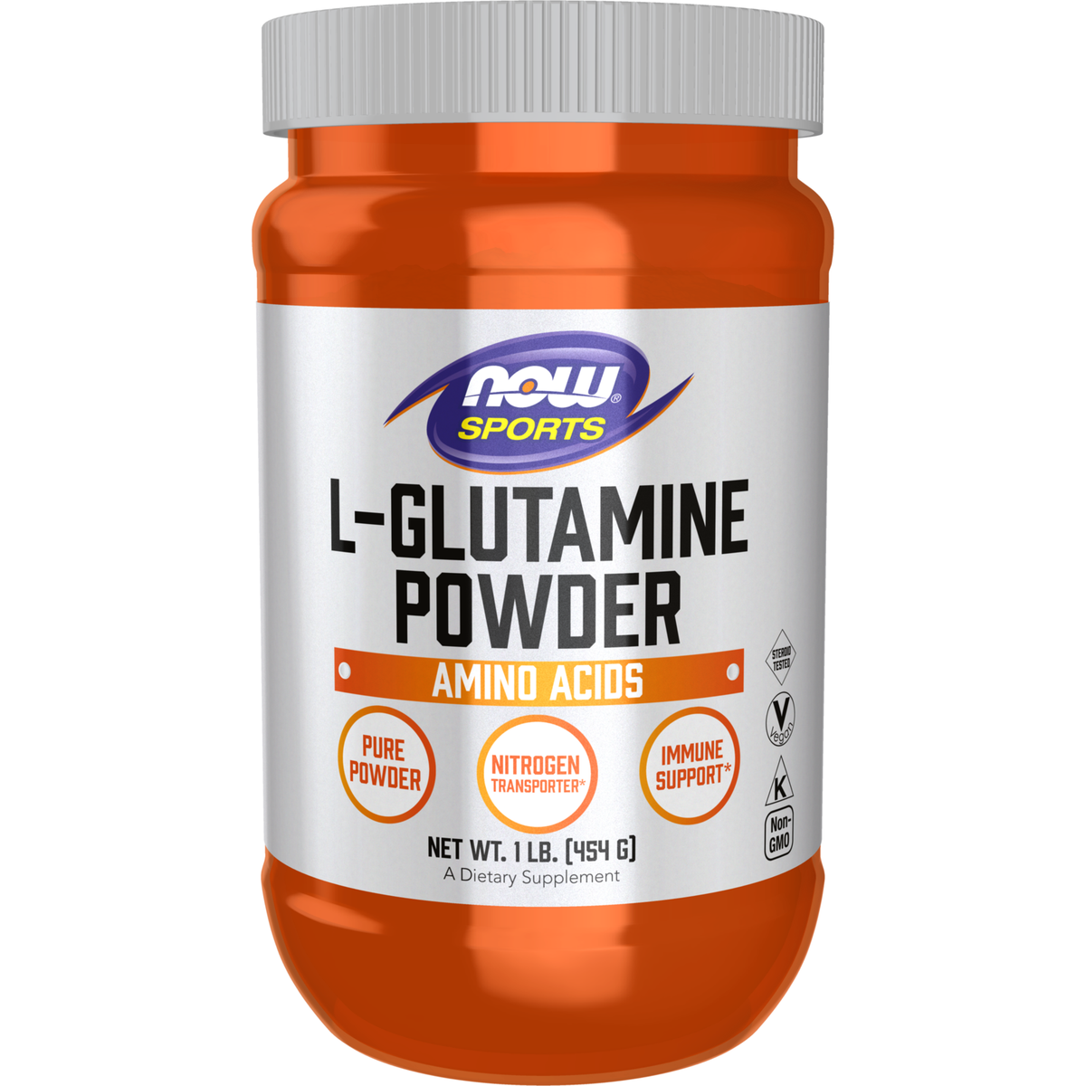 NOW Foods L-Glutamine en Poudre — 454 g