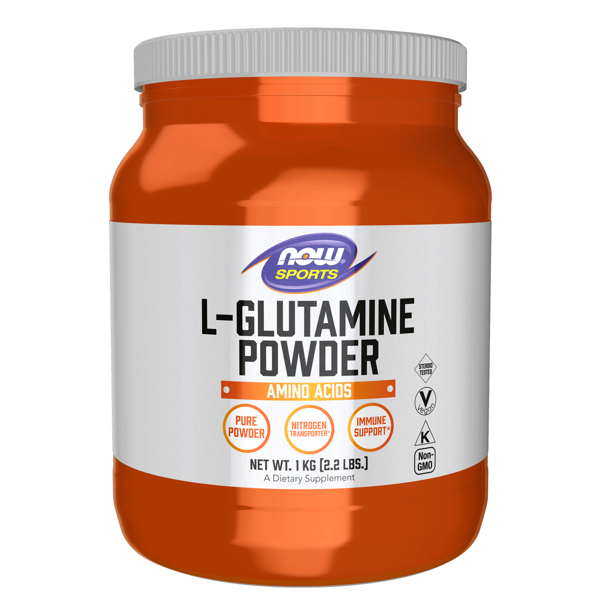 NOW Foods L-Glutamine en Poudre — 1 kg