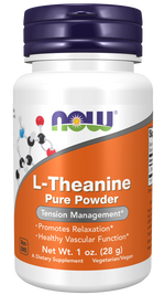 NOW Foods L-Théanine pure en poudre, pot de 28 g