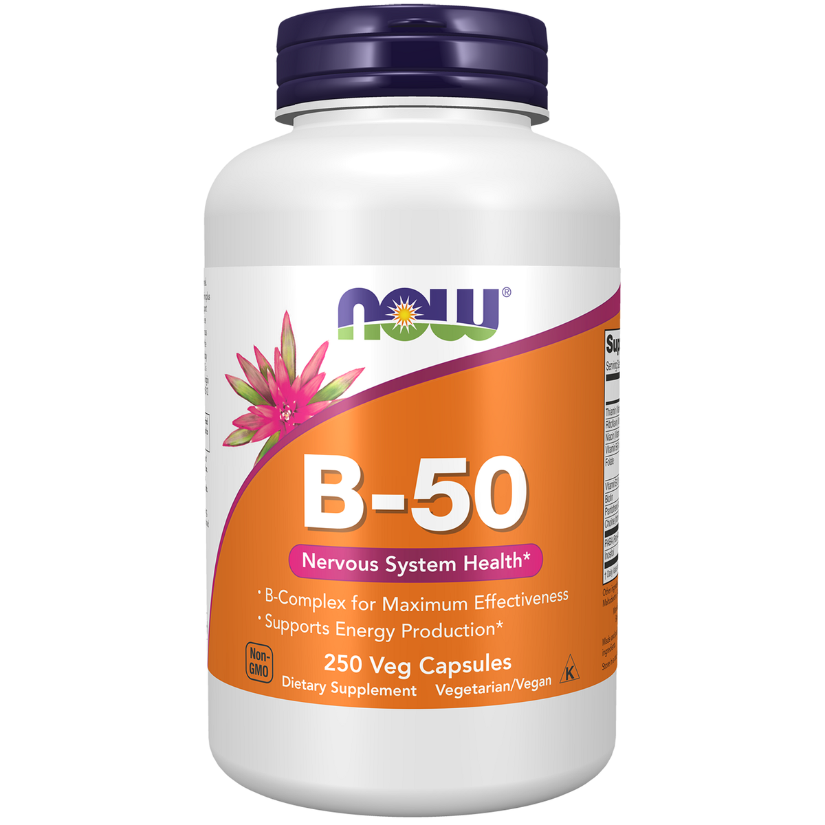 NOW Foods Vitamine B-50 250 gélules