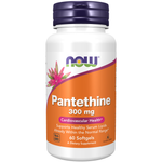 NOW Foods Pantéthine 300 mg, 60 capsules molles