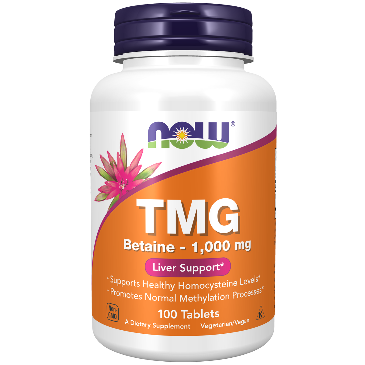 Now Foods TMG Bétaïne 1000 mg 100 comprimés