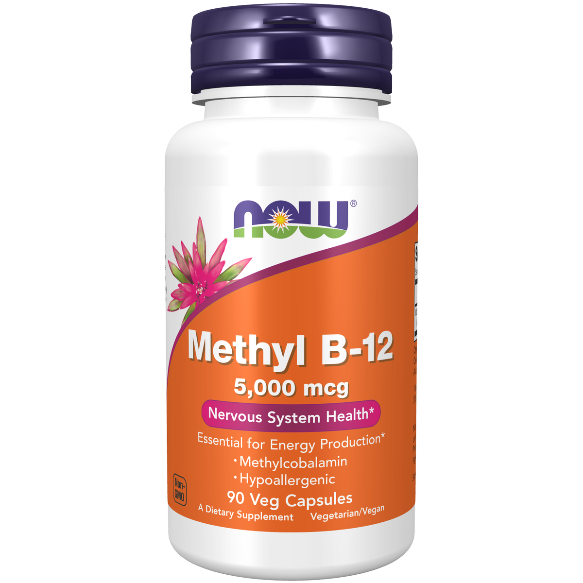 NOW Foods Methyl B-12 5000 µg 90 gélules