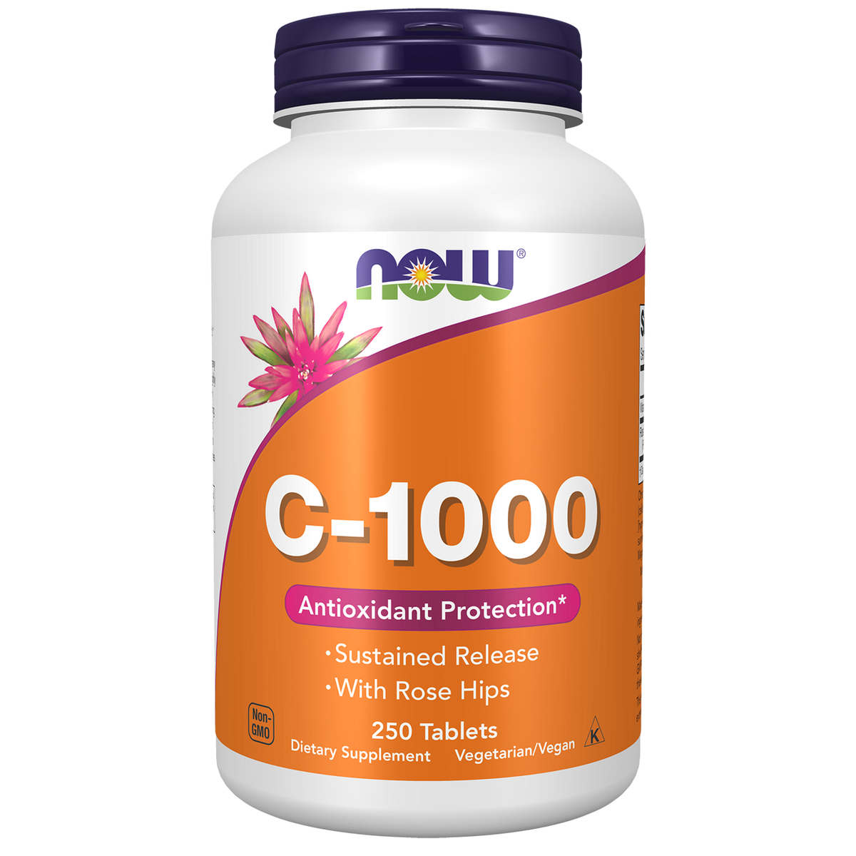 Now Foods Vitamine C-1000 à libération prolongée, flacon de 250 comprimés