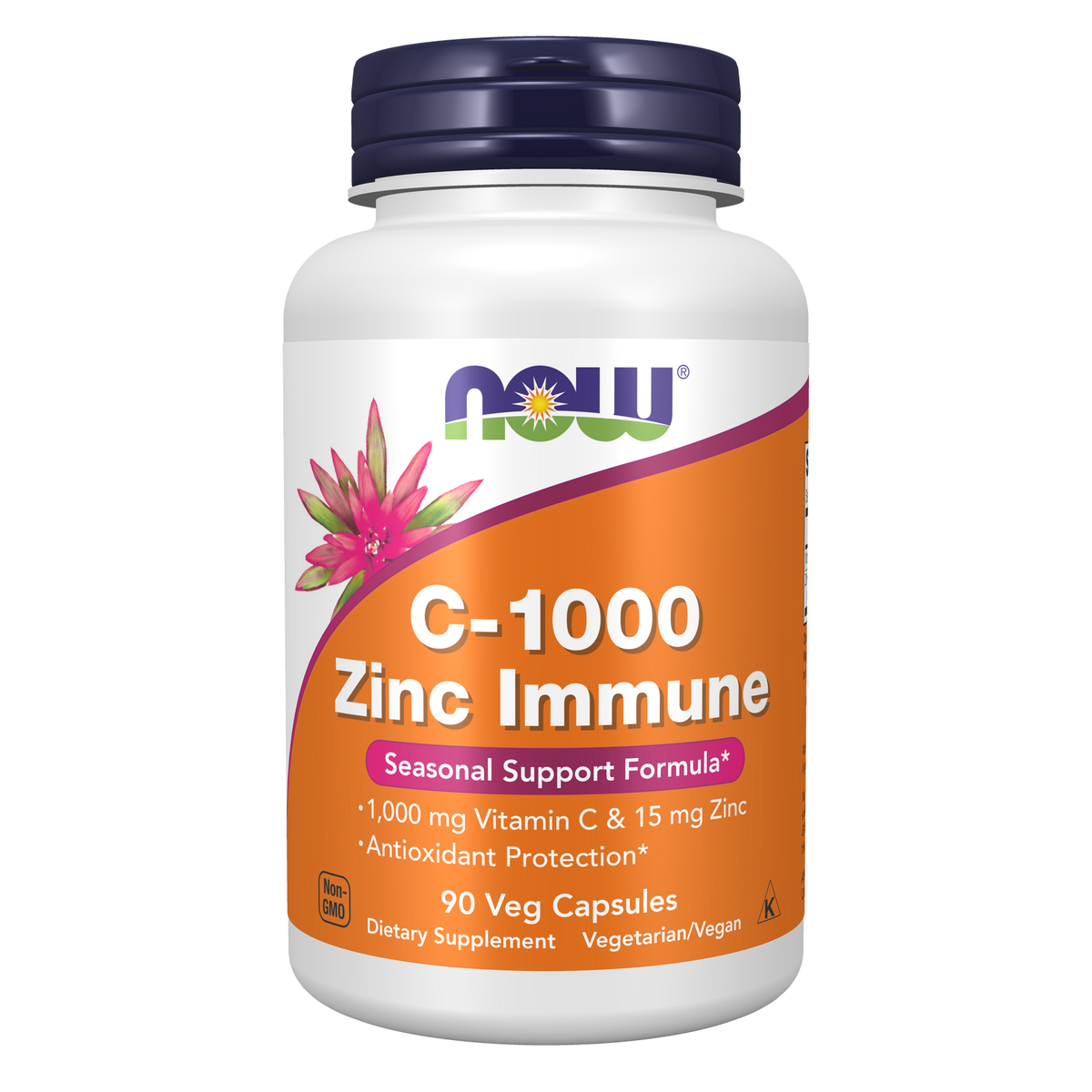NOW Foods C-1000 Zinc Immune 90 gélules