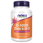 NOW Foods C-1000 Zinc & D-3 100 gélules