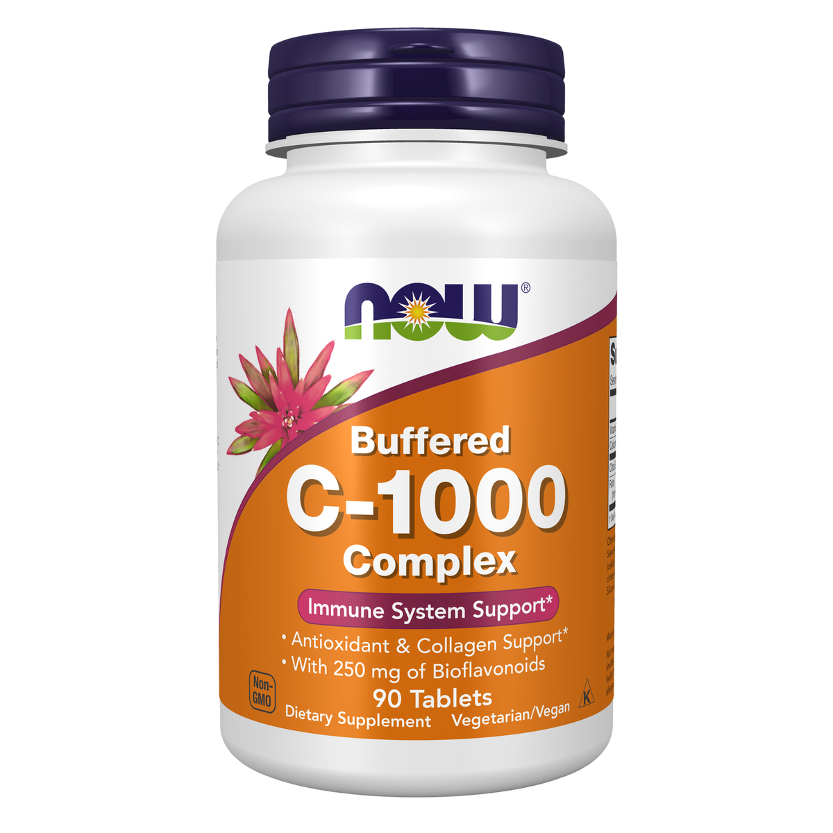 Now Foods Vitamine C-1000 Complex tamponnée, flacon de 90 comprimés