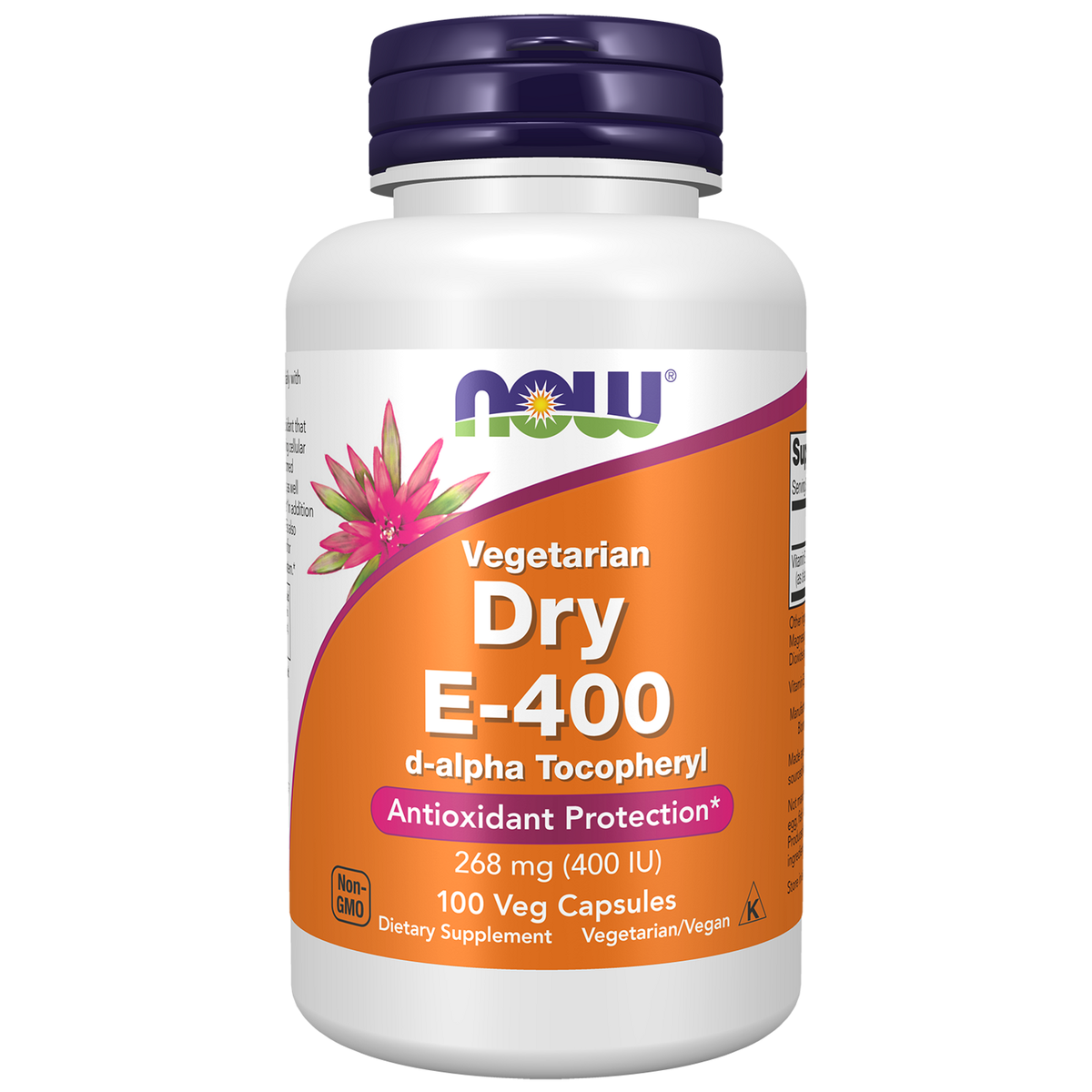 Now Foods Vitamine E-400 sèche végétarienne 100 gélules