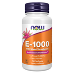 Now Foods Vitamine E-1000 avec tocophérols mixtes 100 capsules