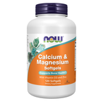 Now Foods Calcium Magnésium Softgels D3 Zinc 120 softgels