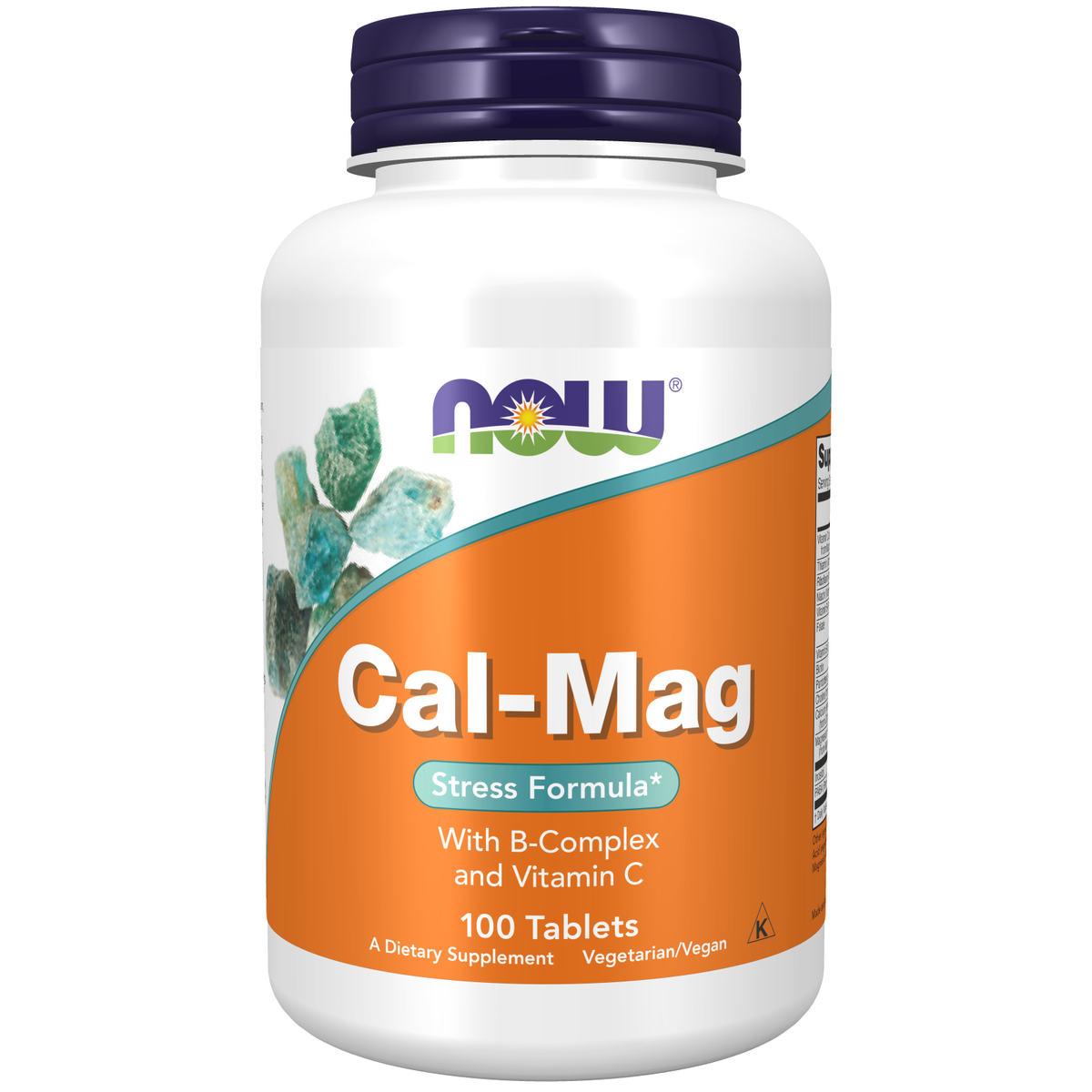 Now Foods Cal-Mag avec B-Complex et Vitamine C 100 comprimés