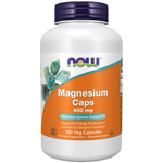 Now Foods Magnésium 400 mg 180 capsules végétales