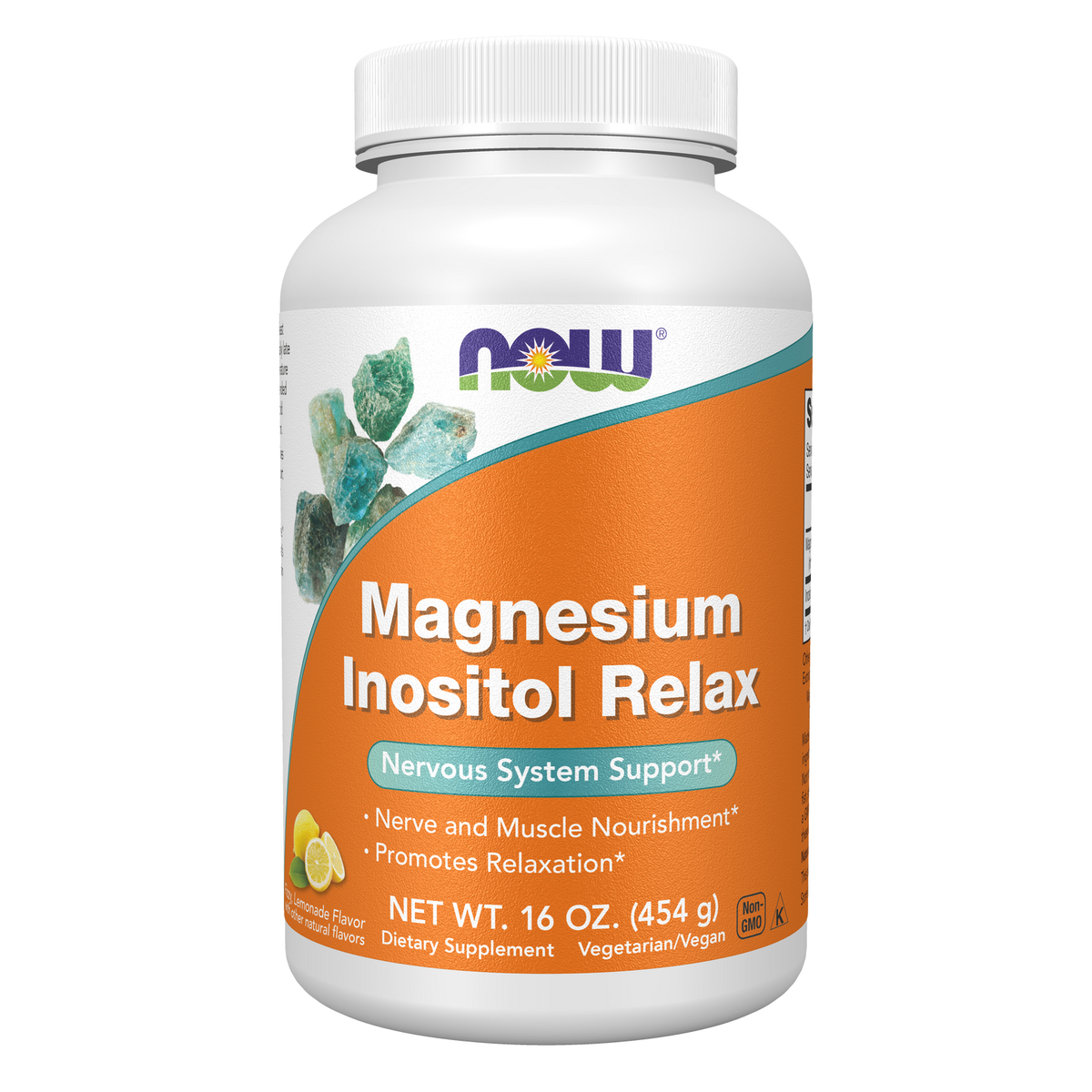 Now Foods Magnésium Inositol Relax poudre 454 g