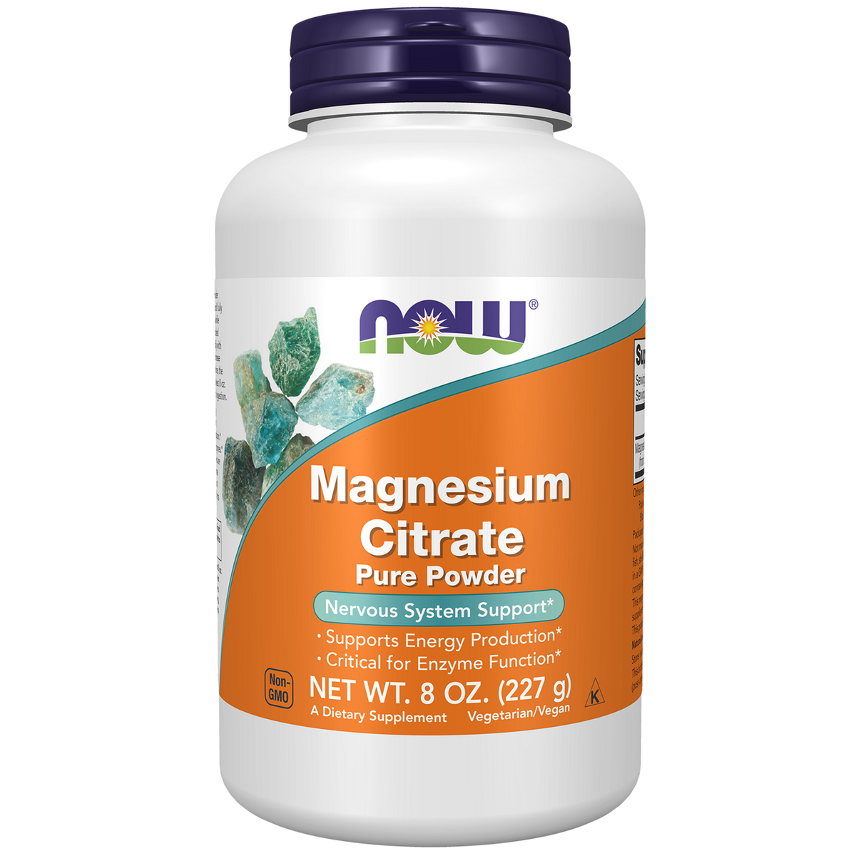 Now Foods Citrate de Magnésium poudre pure 227 g