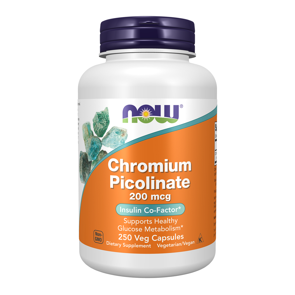 NOW Foods Picolinate de Chrome 200 µg — 250 gélules