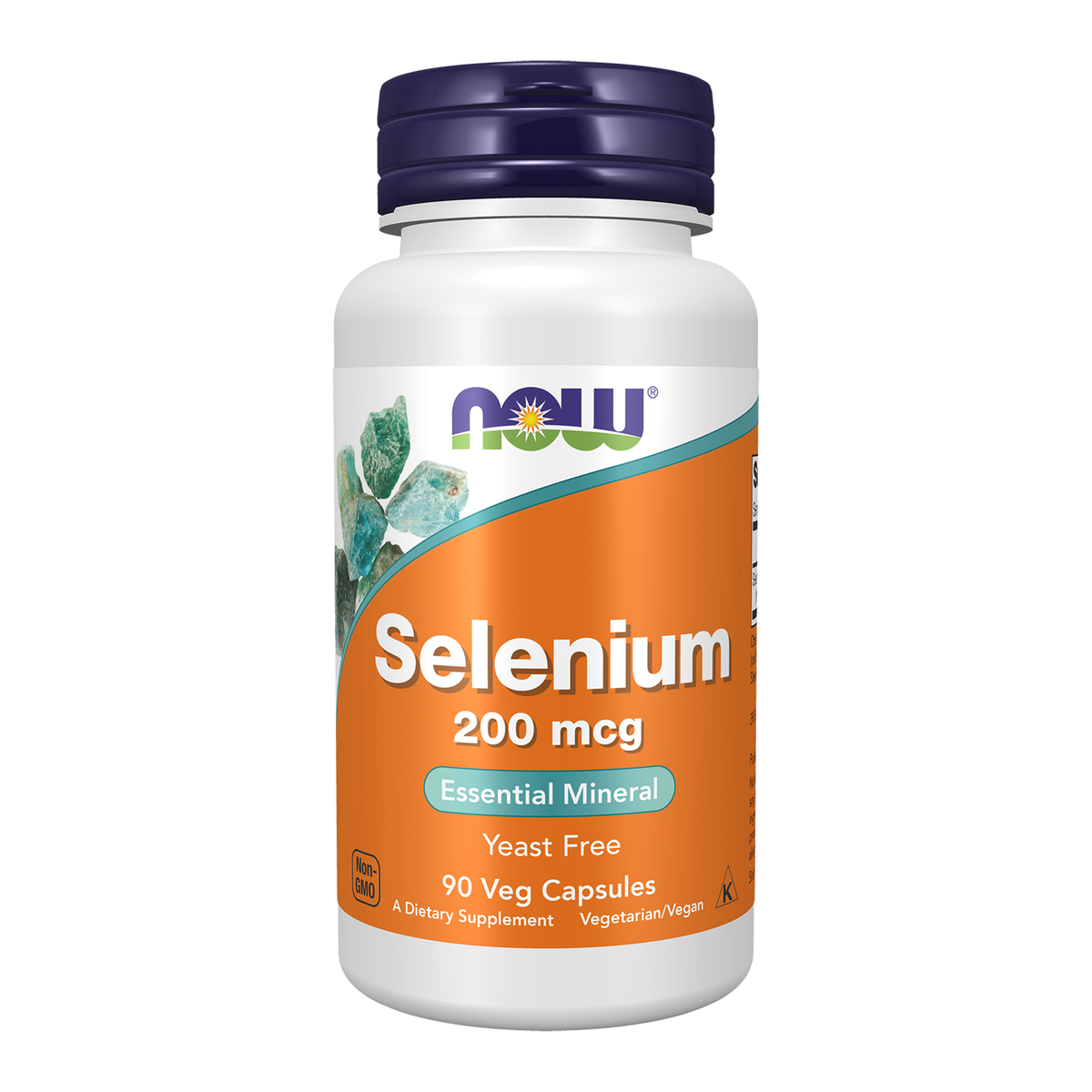 NOW Foods Sélénium 200 µg L-Sélénométhionine — 90 gélules