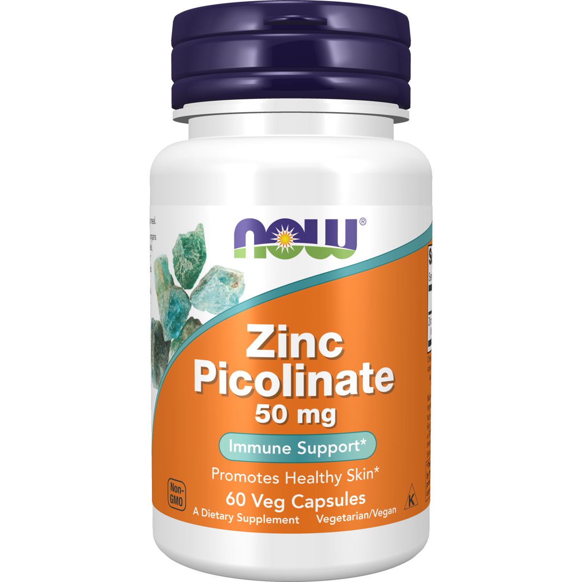 NOW Foods Zinc picolinate 50 mg 60 gélules