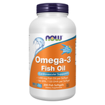 Now Foods Oméga 3 huile de poisson en capsules de gélatine de poisson, flacon de 200 capsules