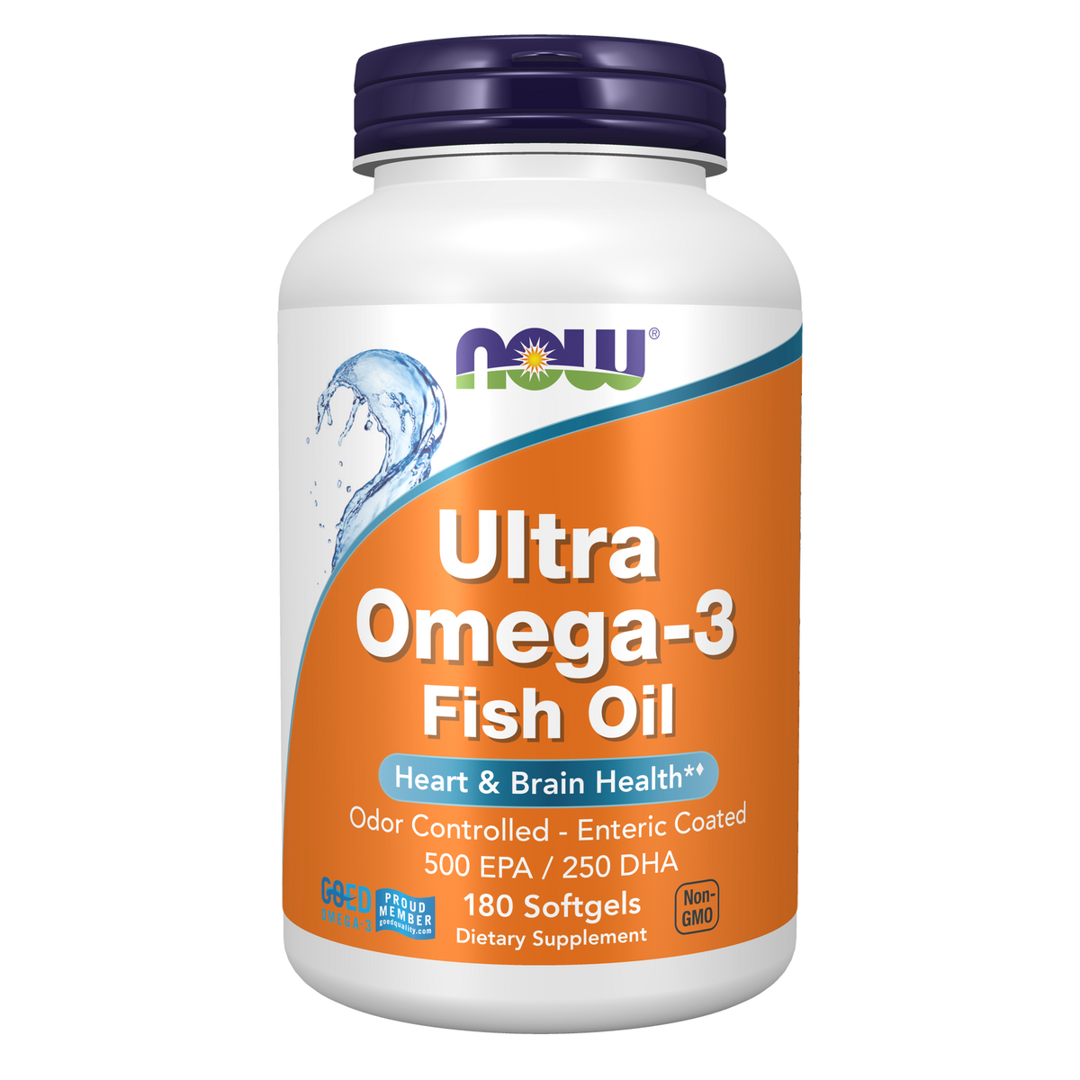 Now Foods Ultra Omega-3, flacon de 180 capsules gastro-résistantes
