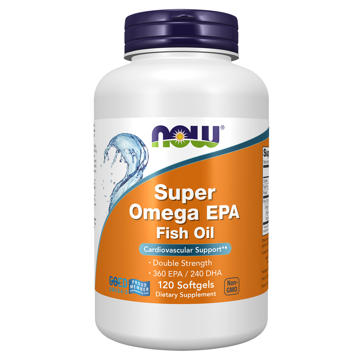 Now Foods Super Omega EPA, flacon de 120 capsules