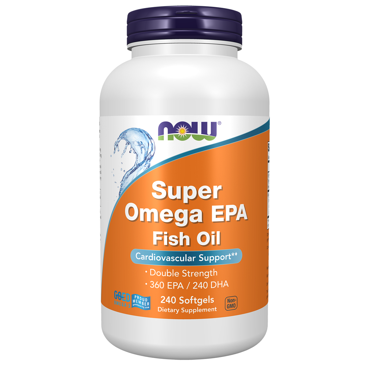 Now Foods Super Omega EPA, flacon de 240 capsules