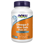 Now Foods Oméga 3 Mini Gels, flacon de 180 petites capsules