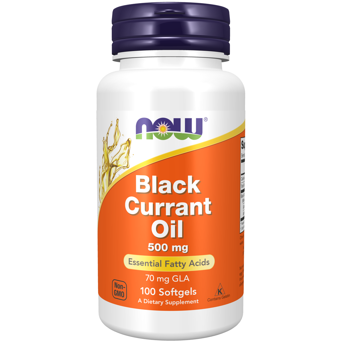 Now Foods Huile de Pépins de Cassis 500 mg