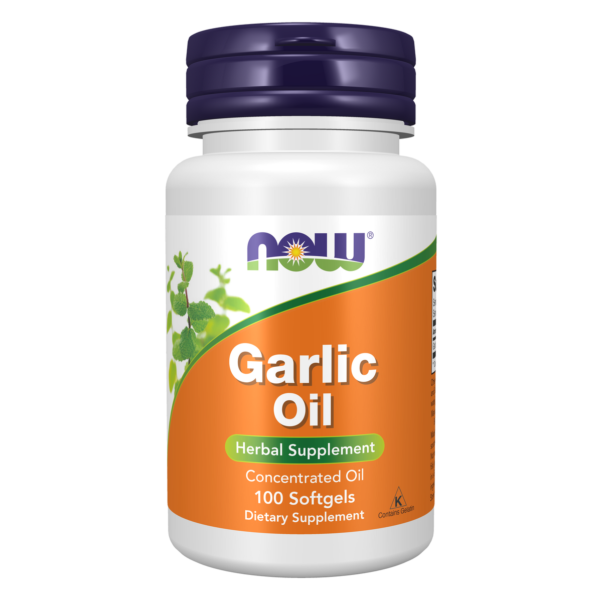 NOW Foods Huile d'Ail 1500 mg — 100 capsules