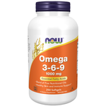Now Foods Oméga 3-6-9 1000 mg, flacon de 250 capsules