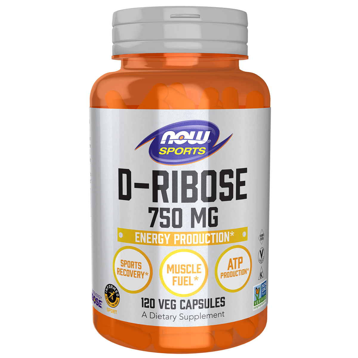 NOW Foods D-Ribose 750 mg